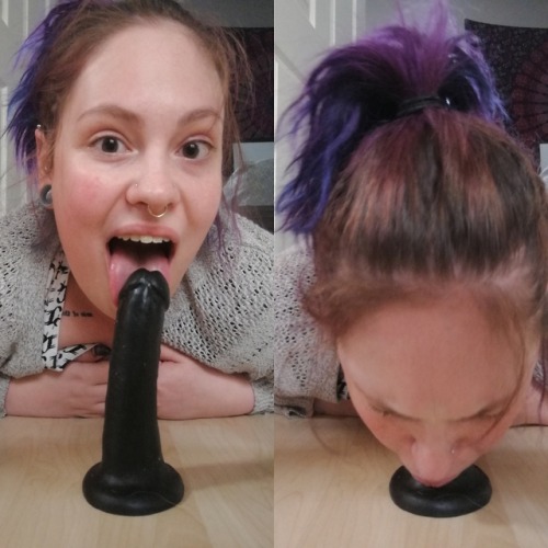 whore–humiliator: lovebudandbutts:  practicing for when daddy gets home. 😇  Nothing beats some good old self practice  Beweisfoto