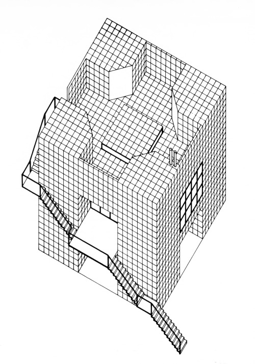 Adolfo Natalini, Design for a Villa, 1968