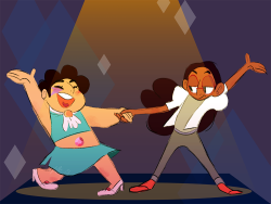 stevetwisp:  steven and connie, having a night out together  