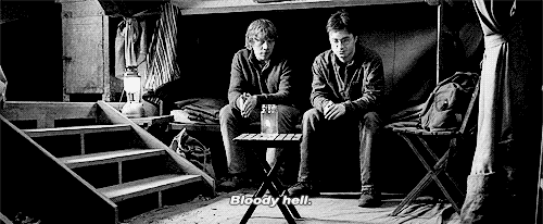 phoebebuffay:  Ron’s “bloody hell” in Harry Potter and the Deathly Hallows