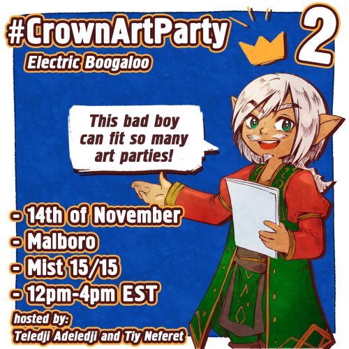 high-stakes-gambler:[[ I always miss art parties due to timezone but not this time! Crown FC is host