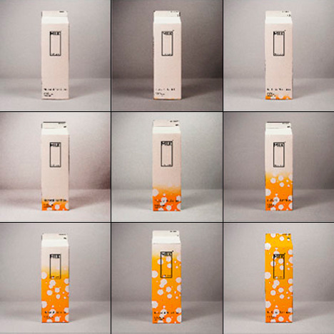 Milk Carton that changes colour as it spoils