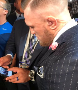 Conor McGregor’s suit has a message for