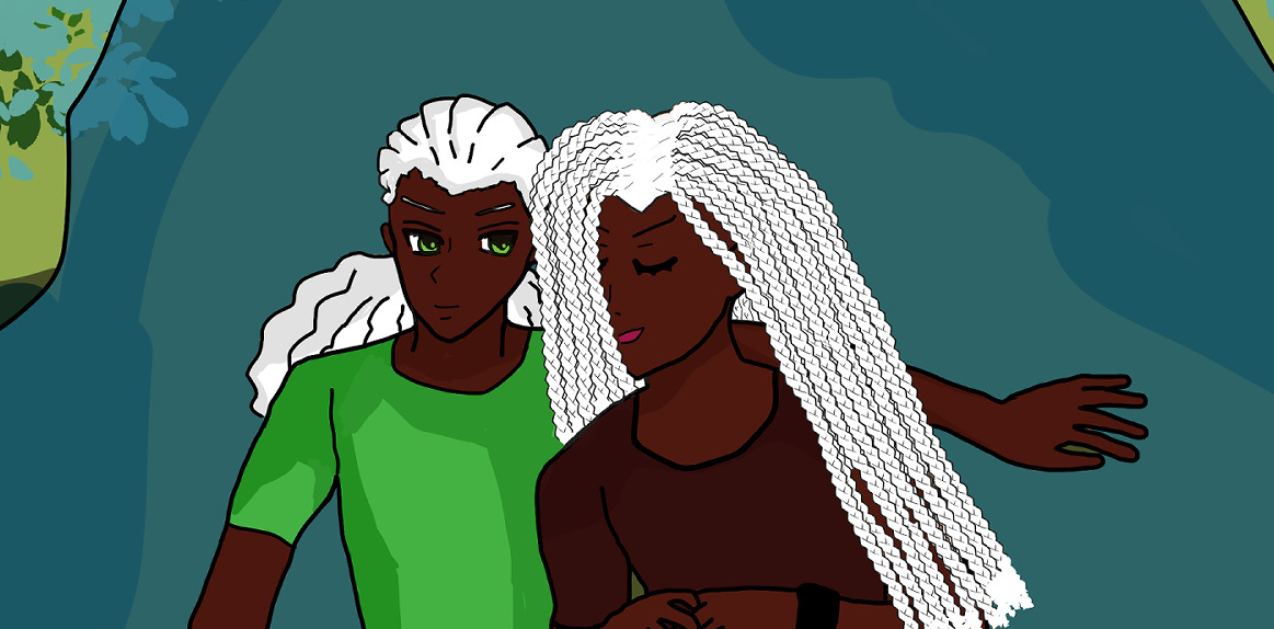 closer-up of leo and khaleel!