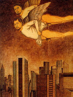 Nahum B. Zenil | Flying Over New York | 1991