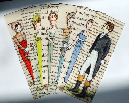 Jane Austen Bookmarks //  CastleOnTheHill