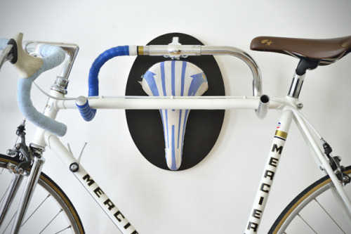 “Upcycle Fetish” by Andreas Schieger.  (via 14 Best Space Saving Bike Rack Sol