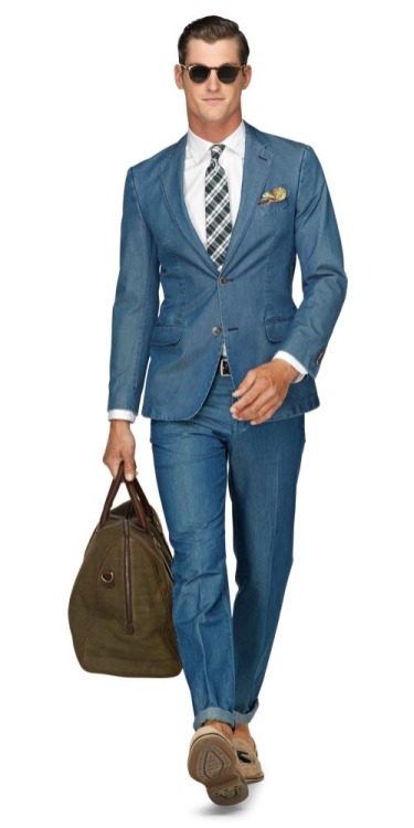 Suit Supply Denim Suit
Perfectto.