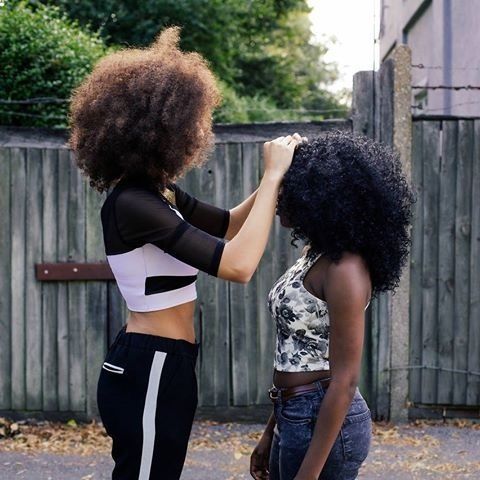 naturalhairqueens:  Everyone has that natural bestie who is there to make sure your