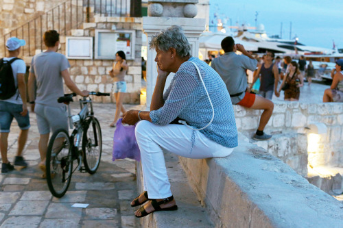 Local woman, Hvar. 