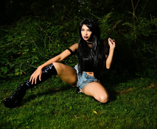 Broken Goth Barbie Doll by MeghanaLynn 