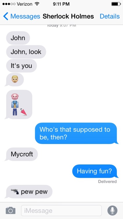 teapilots: Sherlock discovers emojis