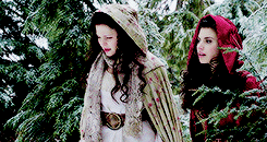 neerapen:  OUaT meme} nine relationships↳ [5/9] Red Snow - Ruby and Snow 
