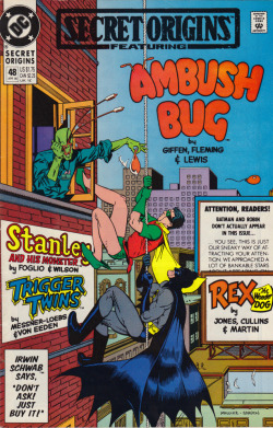 Secret Origins No. 48: Featuring Ambush Bug, Stanley And His Monster, Trigger Twins