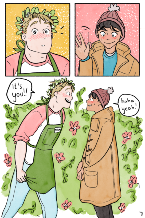 heartstoppercomic: Mini-Comic: Flower Shop A little story set in an alternate universe about how one