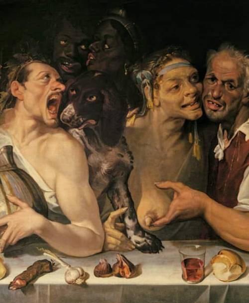 BARTOLOMEO PASSAROTTI (1529-1592), Merry Company, Mad Lovehttps://painted-face.com/