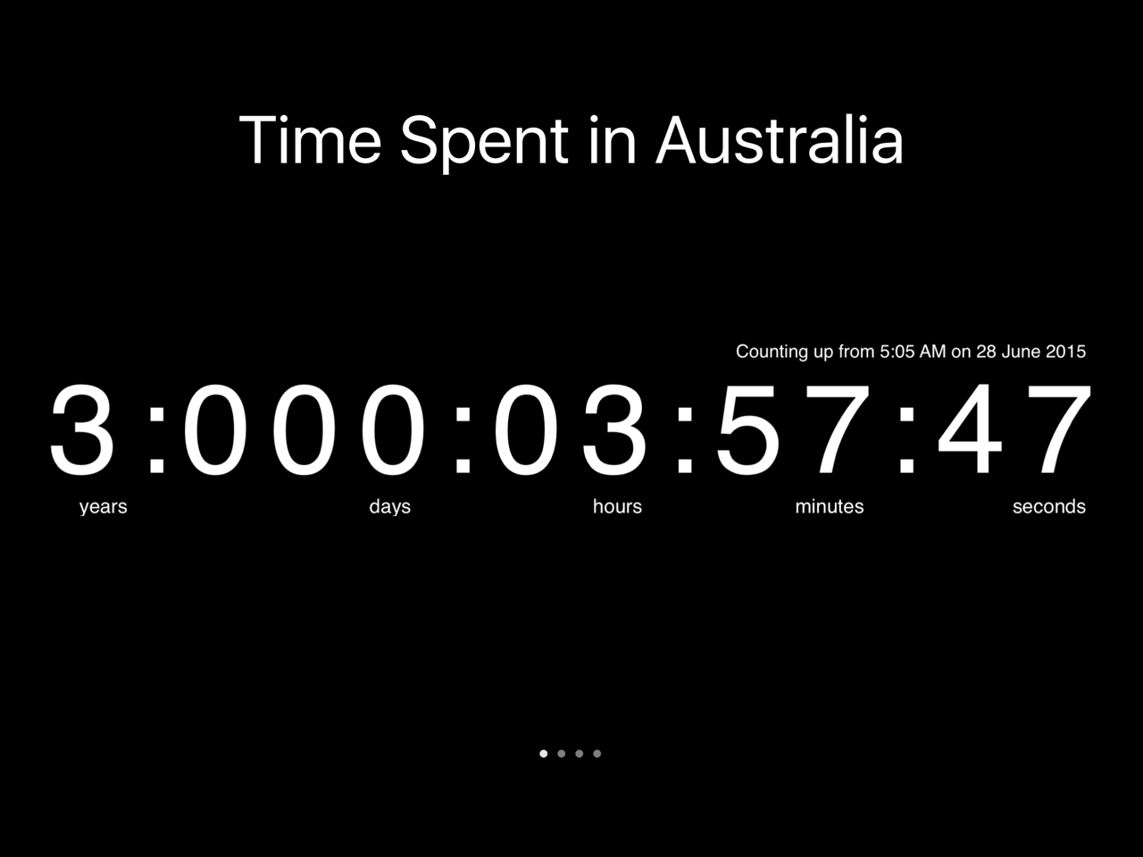 The 3 years has flown and we are now Permanent Residents of this amazing country.