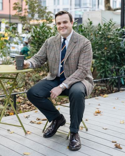 Daniel in a Wool Tweed Glencheck Sport Coat inspired by Vic Seixas in Sports Illustrated 1954.
Yamamoto-san of Tailor Caid has spent his career collecting vintage patterns and prints to help inspire his clients with their bespoke commissions. Check...