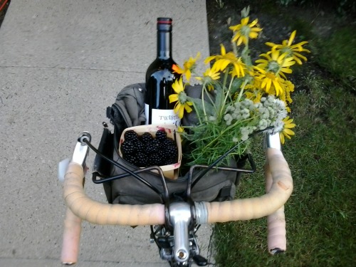 thegreenurbanist:  GPOYBikeW, post-farmers market and park. 