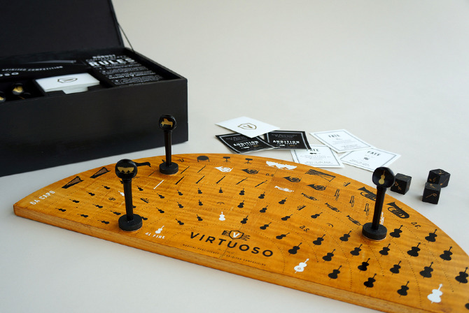 leadingtone:  gregbackwards:  VIRTUOSO BOARD GAME  Virtuoso is a music theory board