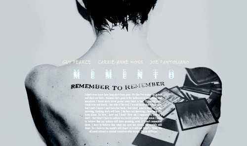 Get To Know Me [1/5] Directors: Christopher Nolan