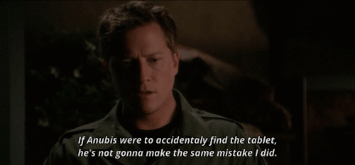 Stargate SG1 S07E01 Fallen. Daniel Jackson Back From The Dead, Struggling With The Concept Of Thinking.