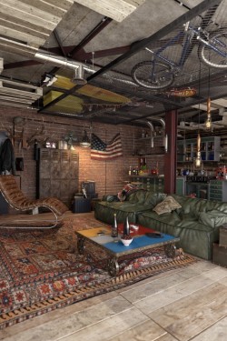 homedesigning:  (via 2 Loft Ideas For The