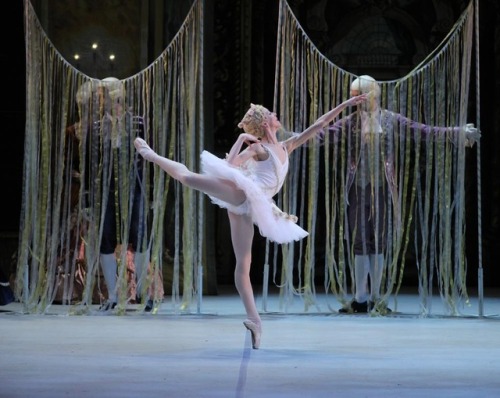 Veronika Ignatyeva as Cupid in Flames of Paris, Mikhailovsky Ballet, November 2014. © Costas.The Bar