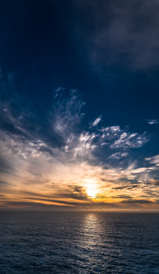 mbphotograph:  Vertical panoramic sunset.