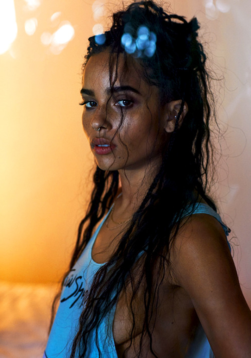 femaledaily: ZOE KRAVITZ photograhed by Matt Jones at The Chateau Marmont, Los Angeles. 