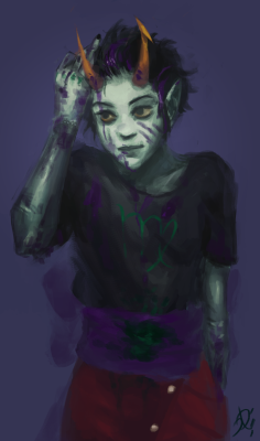 sweetgazelle:  I wanted to draw Kanaya for