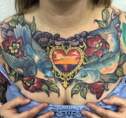 bitofanink:  Tattoo Masters samsmithtattoo:  A bird and a fish may fall in love, but where… via Tumblr