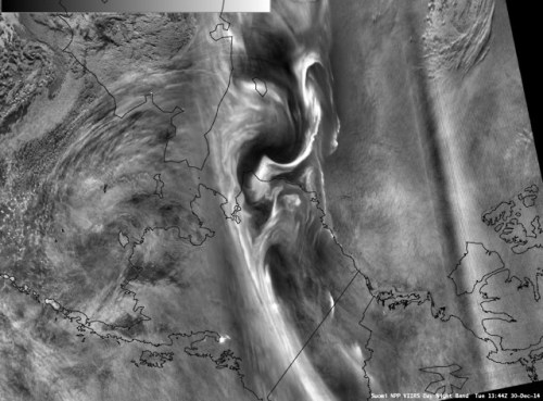 Tangled magnetic currentsThe VIIRS instrument on the NOAA-operated Suomi-NPP satellite is designed t