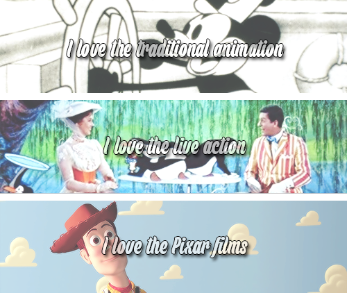 nolanthebiggestnerd:  disneyismyescape: Disney Movies (INSP)Sorry this is such a long post. I tried including as many movies/characters as I could. Sorry if your favourites are not here! Also the sections are not exclusive. I know there are more than
