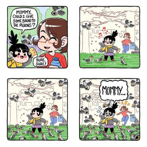 I never likes those birds&hellip; #parenting #parenthood #toddler #toddlerlife #comic #comicstri