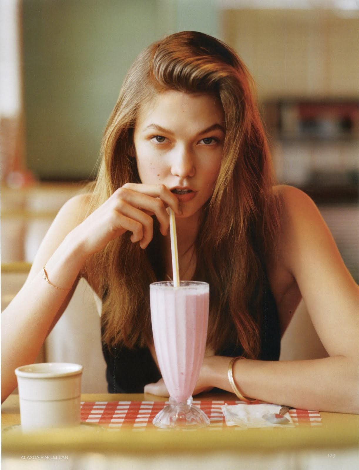 Karlie Kloss by Alasdair McLellan for Vogue UK—May 2010—styled by Kate Phelan