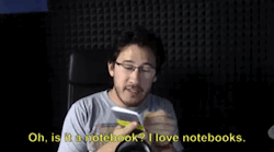 septicplier:  Mark’s love for notebooks…He’s such a nerd