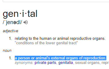 quisps:  somewhat-miffed: quisps:   quisps: suck my gential genital*   just the one genital  dog i only got the one