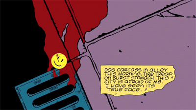 kane52630:  Watchmen Chapter IArt by Dave GibbonsWords by Alan MooreKane52630 Gifs