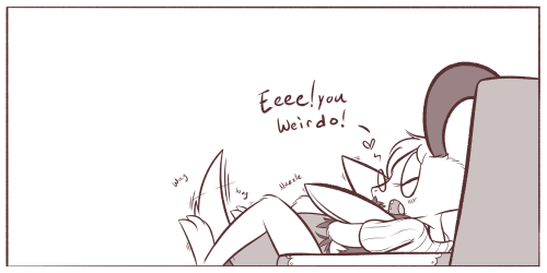 theartmanor:Boyfriend by day, dork by night!X3! Cuuuuute~! >w<