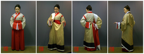 Tutorial of how to wear 襦裙( Ruqun) and 曲裾(qūjū). Quju is a type of women&rsquo;s formal hanfu (tradi