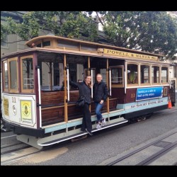 At the end of the line on the trolley!!!