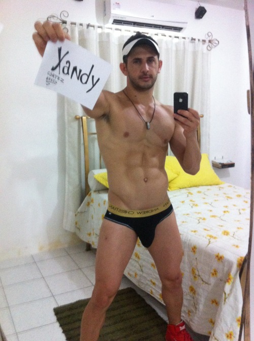 andrewchristian:  Xandy from Fortaleza, Brazil Contestant in our 2013 Andrew Christian Model Search