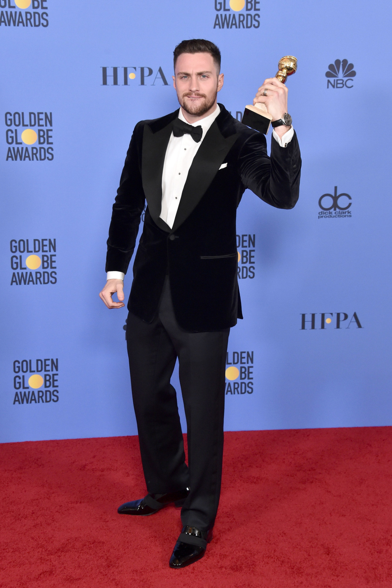 boyzoo:Aaron Taylor-Johnson at Golden Globe Awards 2017