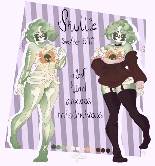 Redesign of Skullie, my self-insert OCI need to make a new pfp soon to now lol