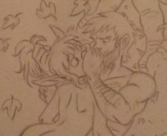 unatheblade: Here’s a preview of the pencils for a piece of NSFW fan art I’m drawing for