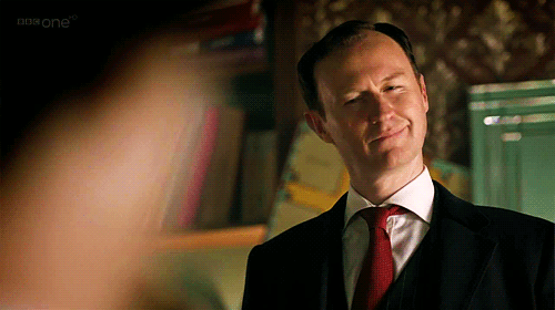 “Imagine Sherlock and Mycroft both liking you so they argue about it a lot”Mycroft: Exce