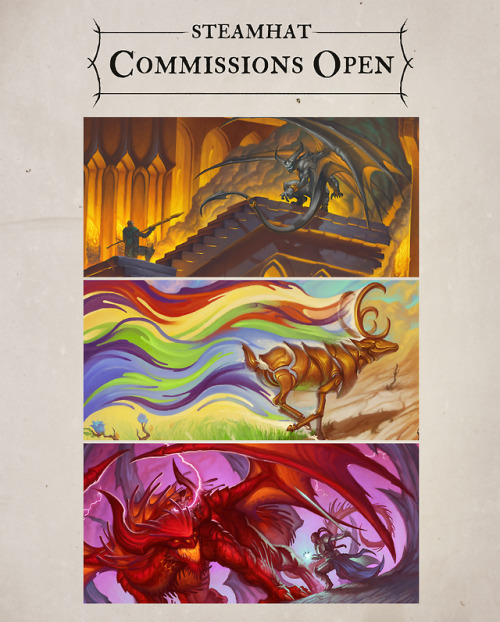4 non-sketch commission slots available for Mayall Contact is best made through my work email:steamh
