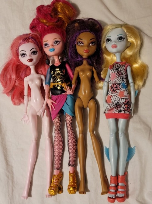 Dolls life cycle: from various sellers -> after first wash by reseller -> after second wash by
