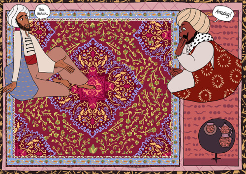 reimenaashelyee:My comic, THE CARPET MERCHANT OF KONSTANTINIYYA VOL I is now officially out as an EB